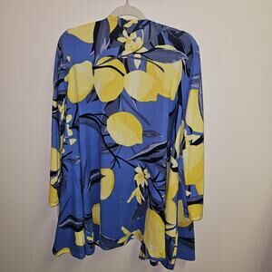 Lemon Cardigan Sweater With Pockets Size M | LulaRoe NWT